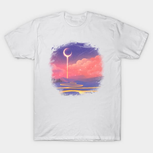 Pink Cloud T-Shirt by KucingKecil